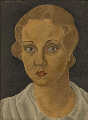 Portrait of Mary Nell (Nichols) Brooks: "Self Portrait"