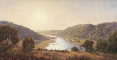 Sample artwork by Jerry Malzahn (1946 - 2019), known for texas landscape painting - View similar artists and auction records
