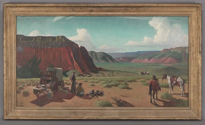 End of Day, Palo Duro Canyon (The Wagon)