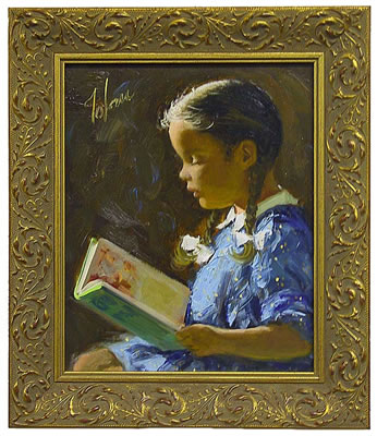 Young Girl Reading