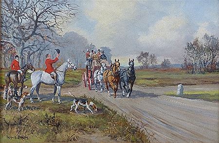 Sample artwork by Wilfrid Bailey (19/20th century), known for equestrian painting - View similar artists and auction records
