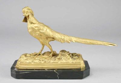 Pheasant by Henri Émile Adrien Trodoux - Auction record, sale price, and art valuation. Compare with similar artists and explore comparable artworks.