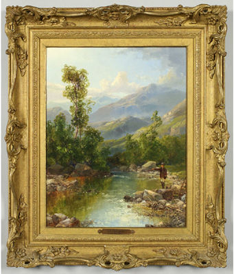 One the Lledr by James Burrell Smith - Auction record, sale price, and art valuation. Compare with similar artists and explore comparable artworks.