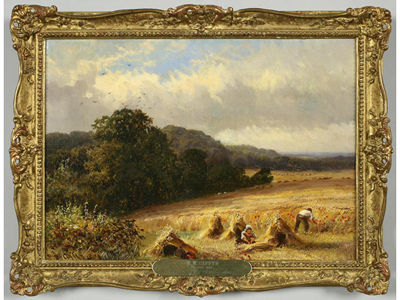 Harvesting at Dorking Surrey