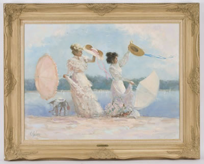 Ladies at the beach