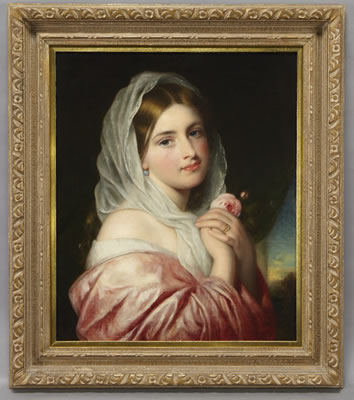 "Portrait of a Lady with a Rose"