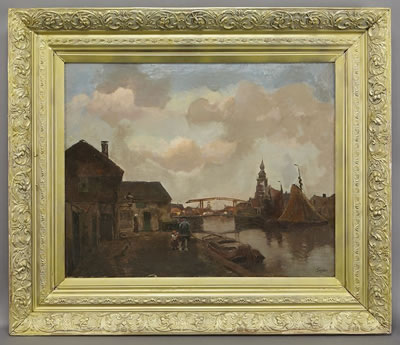 Dutch Canal Scene
