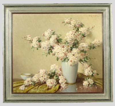 Still Life of Cherry Blossoms