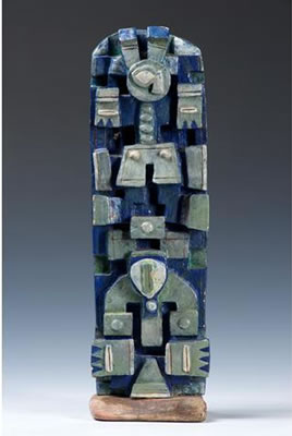 Totem émaillé