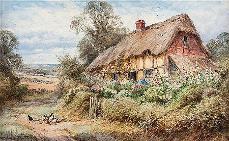 Cottage with landscape beyond; Cottage with young girl and ducks, with landscape beyond (2) by Theresa Sylvester Stannard - Auction record, sale price, and art valuation. Compare with similar artists and explore comparable artworks.