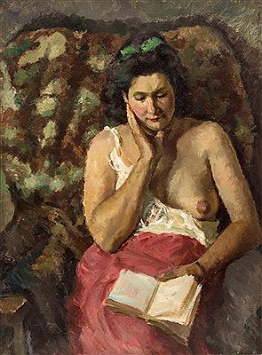Sample artwork by Dorothy Hepworth (1898 - 1978), known for portrait, figure, still life and landscape painting - View similar artists and auction records