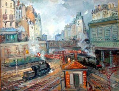 La gare Saint Lazarre