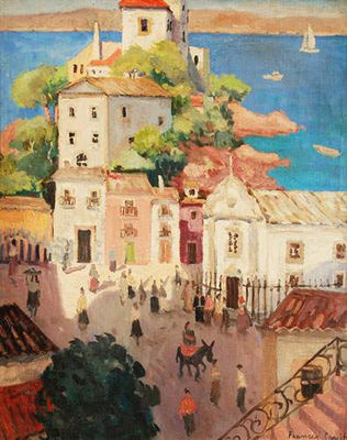 Village au Portugal by Francis Smith - Auction record, sale price, and art valuation. Compare with similar artists and explore comparable artworks.