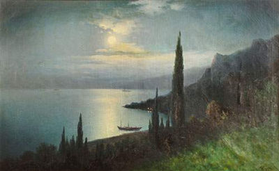 La baie au clair de lune