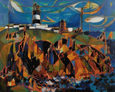 Le phare de Ouessant Le Créac'h et la sirène de brume by Michel Patrix - Auction record, sale price, and art valuation. Compare with similar artists and explore comparable artworks.