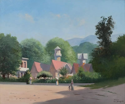 Vue de Pétropolis, Brésil 1899 by Louis Billiard - Auction record, sale price, and art valuation. Compare with similar artists and explore comparable artworks.