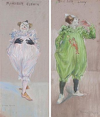 Bonsoir Lady, Monsieur Clown (a pair)