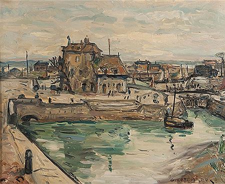 Capitainerie d'Honfleur by Gervaix Leterreux - Auction record, sale price, and art valuation. Compare with similar artists and explore comparable artworks.