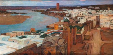 Rabat au crépuscule by Henri Dabadie - Auction record, sale price, and art valuation. Compare with similar artists and explore comparable artworks.