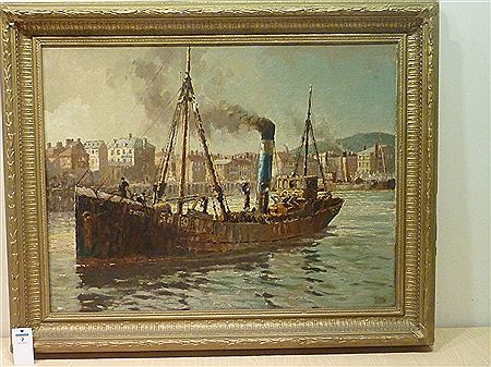 "The Old Fleeter' Scarborough Trawler SH19" by Harry Hudson Rodmell - Auction record, sale price, and art valuation. Compare with similar artists and explore comparable artworks.