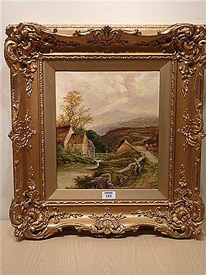 "The Mill Stream' & 'Stone Bridge across the Stream"