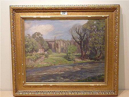 Bolton Abbey on the Banks of the Wharfe