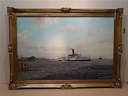 Paddle Steamer 'Lincoln Castle' on the Humber