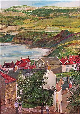 Overlooking Robin Hoods Bay