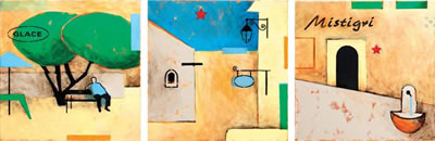 Tryptyk: "Miasto z gwiazda" by Agata Sobczyk - Auction record, sale price, and art valuation. Compare with similar artists and explore comparable artworks.