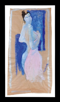 Sample artwork by Joanna Sarapata-Jakimowicz (Born 1962), known for female nude paintings, strength, independence, sensitivity - View similar artists and auction records