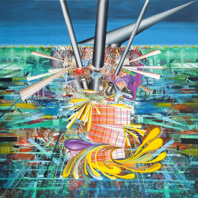 Sample artwork by Robert Listwan (Born 1974), known for painting - View similar artists and auction records