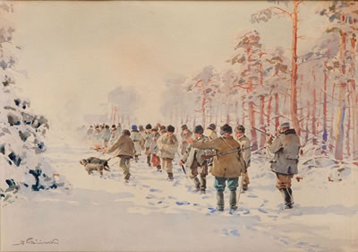 Sample artwork by Stanislaw Gibinski (1882 - 1971), known for painting - View similar artists and auction records