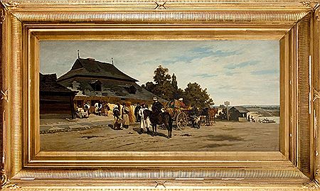 Sample artwork by Wladyslaw Szerner Sr (1836 - 1915), known for war scene, genre and horse paintings - View similar artists and auction records