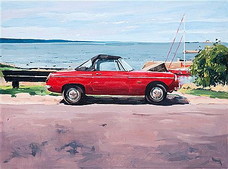 Czerwony samochód by Tomasz Kozlowski - Auction record, sale price, and art valuation. Compare with similar artists and explore comparable artworks.