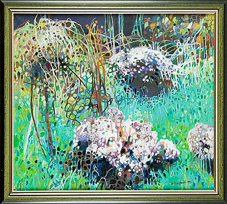 Sample artwork by Zbyslaw Maciejewski (1946 - 1999), known for expressive paintings, modernity combined with classicism, use of metaphor, "art of silence", mannerist style - View similar artists and auction records