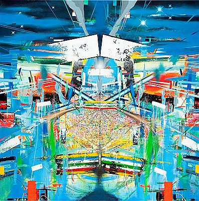 Street level by Robert Listwan - Auction record, sale price, and art valuation. Compare with similar artists and explore comparable artworks.