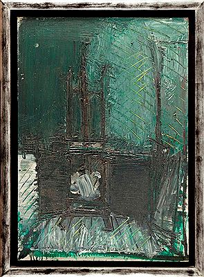 Wnetrze ze sztaluga by Jacek Sienicki - Auction record, sale price, and art valuation. Compare with similar artists and explore comparable artworks.