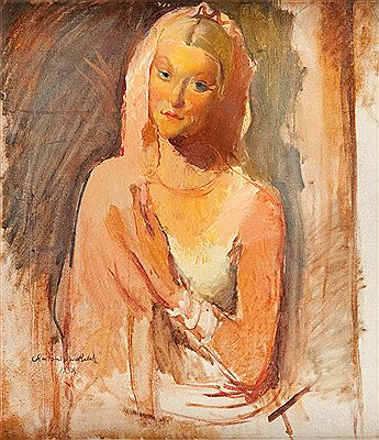 Portret kobiety by Antoine Michalak - Auction record, sale price, and art valuation. Compare with similar artists and explore comparable artworks.
