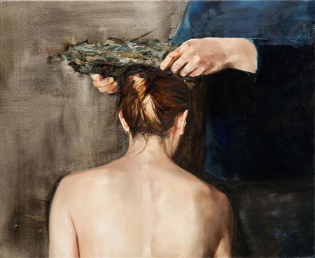 Sample artwork by Emilia Dragosz (Born 1988), known for painting - View similar artists and auction records