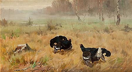 Tokujace cietrzewie by Czeslaw Wasilewski - Auction record, sale price, and art valuation. Compare with similar artists and explore comparable artworks.