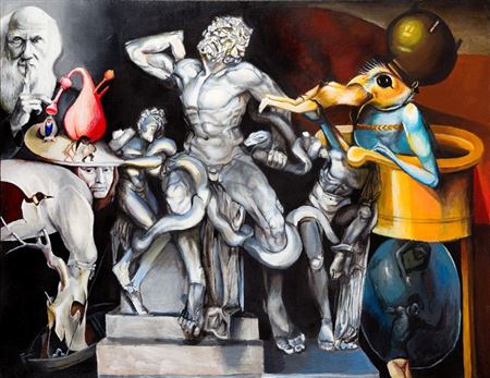 Sample artwork by Lukasz Grotkowski (Born 1987), known for painting - View similar artists and auction records
