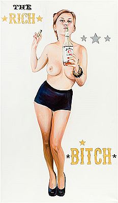 Rich Bitch by Anna Kushch - Auction record, sale price, and art valuation. Compare with similar artists and explore comparable artworks.