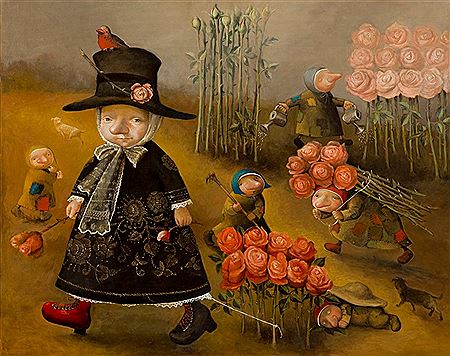 Sample artwork by Katarzyna Slowianska-Kucz (21st century), known for painting, graphic arts, and illustration - View similar artists and auction records
