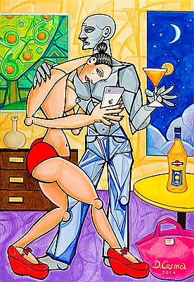 Martini with friend