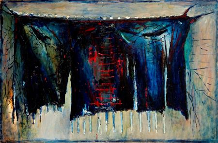 Sample artwork by Rajmund Ziemski (1930 - 2005), known for abstract landscape paintings - View similar artists and auction records