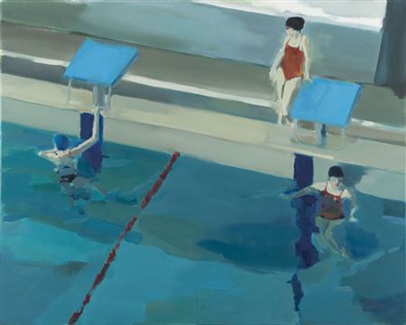 Plywaczki, 2014 r. by Michalina Garus - Auction record, sale price, and art valuation. Compare with similar artists and explore comparable artworks.