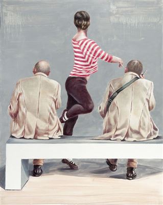 Lekcja tanca, 2014 r. by Sylwester Stabryla - Auction record, sale price, and art valuation. Compare with similar artists and explore comparable artworks.