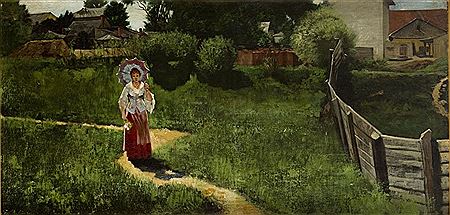Sample artwork by Marian Wawrzeniecki (1863 - 1943), known for symbolic and mystical motifs, allegorical themes inspired by slavic myths and legends, illustrations for magazines - View similar artists and auction records