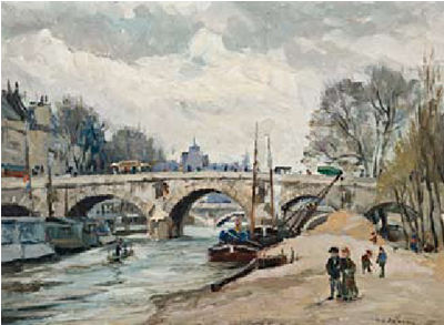ON THE RIVER SEINE by William Ashton - Auction record, sale price, and art valuation. Compare with similar artists and explore comparable artworks.