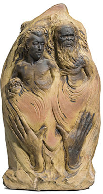 Sample artwork by William Ricketts (1899 - 1993), known for aboriginal sculpture - View similar artists and auction records